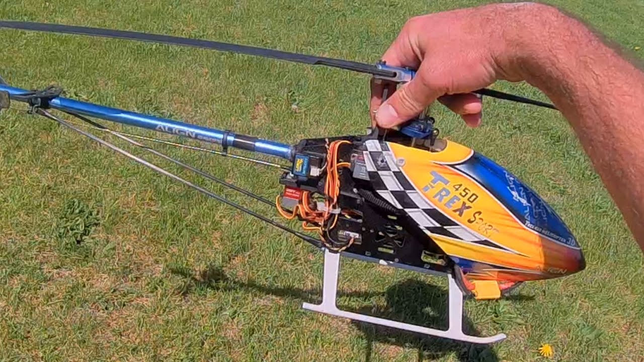 Align T-Rex 450 DFC - Runcam 3 Head Mounted