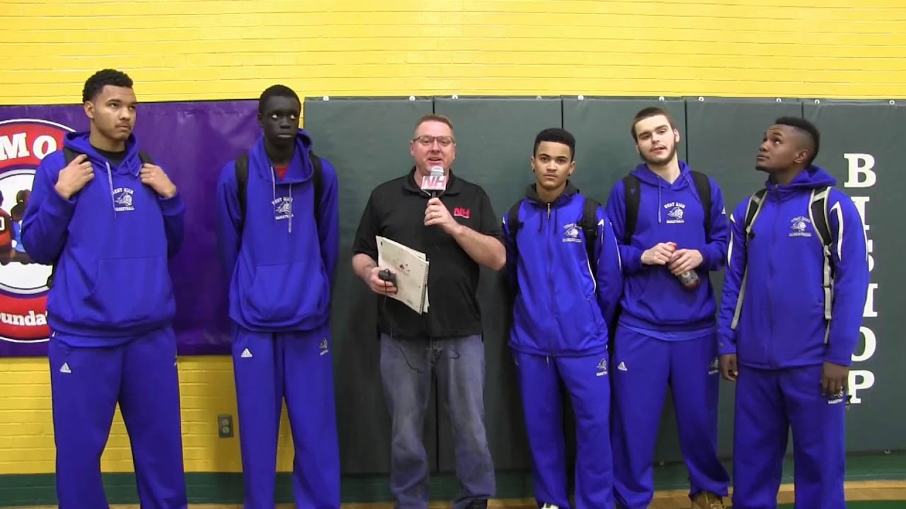 NH Sports Page Basketball Manchester West vs Bishop Brady Highlights 1-15-16
