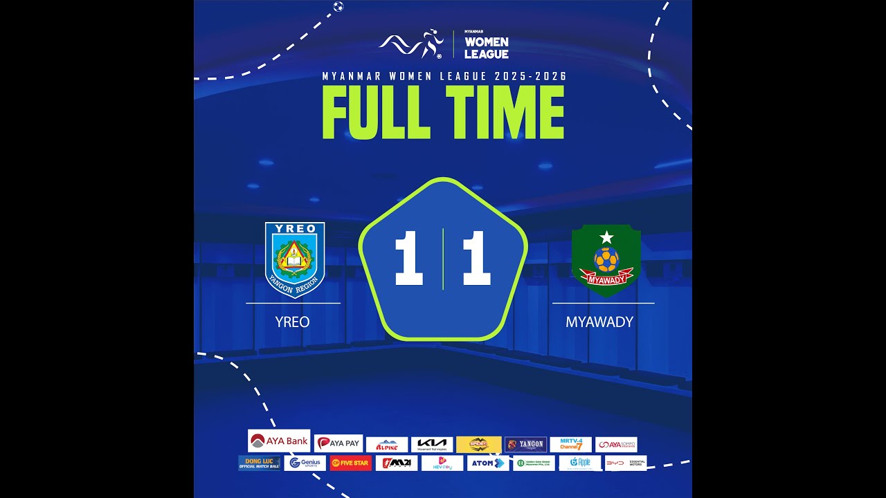 YREO 1-1 Myawady #highlight