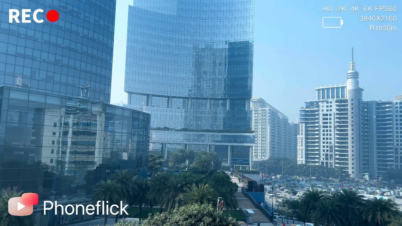 Exploring Gurugram City in 4K 🎥 | JPB - Top Floor | NCS Trap Beats  #trending #4k #vlog #ncs #travel