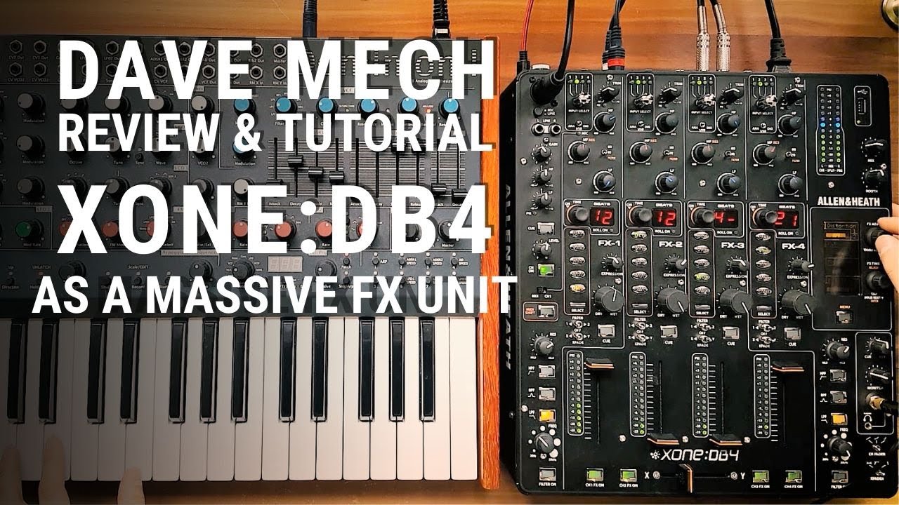 A&H Xone DB4 as a MASSIVE effects unit! || Sci-Fi Ambient / Soundscape
