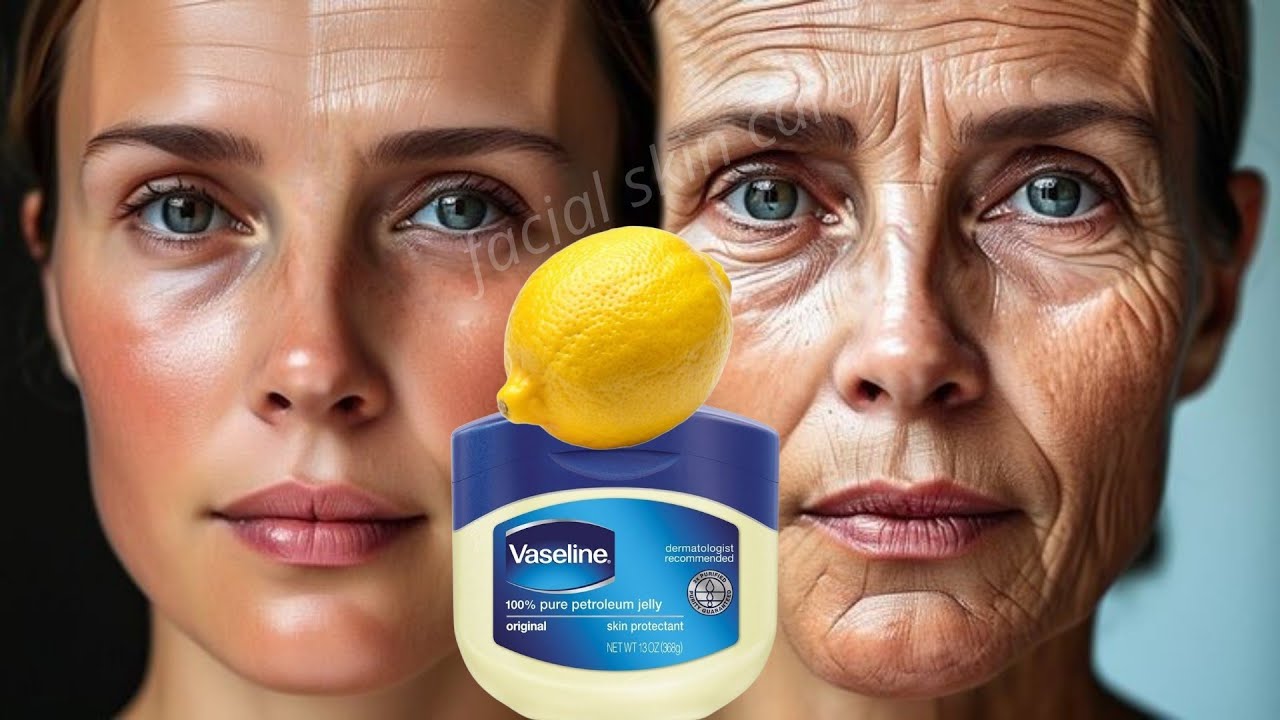 Lemon and Vaseline for the face will eliminate wrinkles under the eyes. A natural remedy for wrinkle