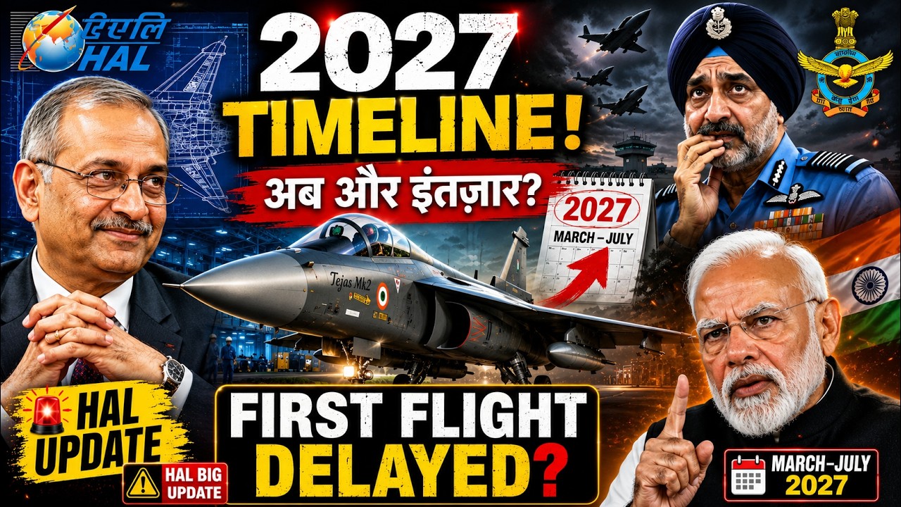 Tejas Mk2 First Flight DELAYED? 😱 HAL Reveals SHOCKING 2027 Timeline