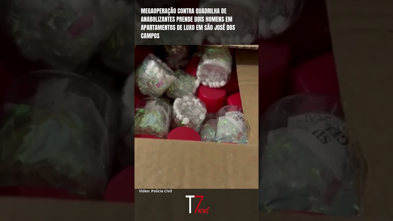 Megaopera&ccedil;&atilde;o contra quadrilha de anabolizantes prende dois homens em apartamento de luxo em S&atilde;o Jos&eacute;
