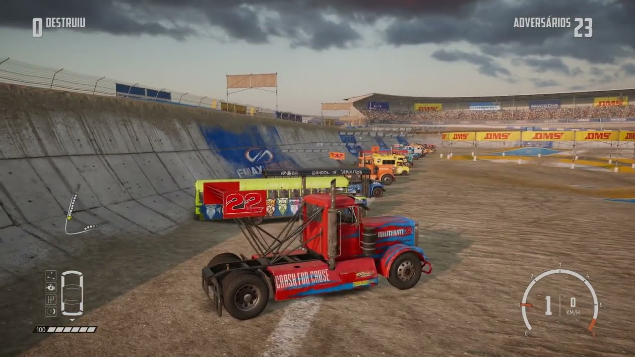 Wreckfest - Dirt Devil Stadium - Batalha Real