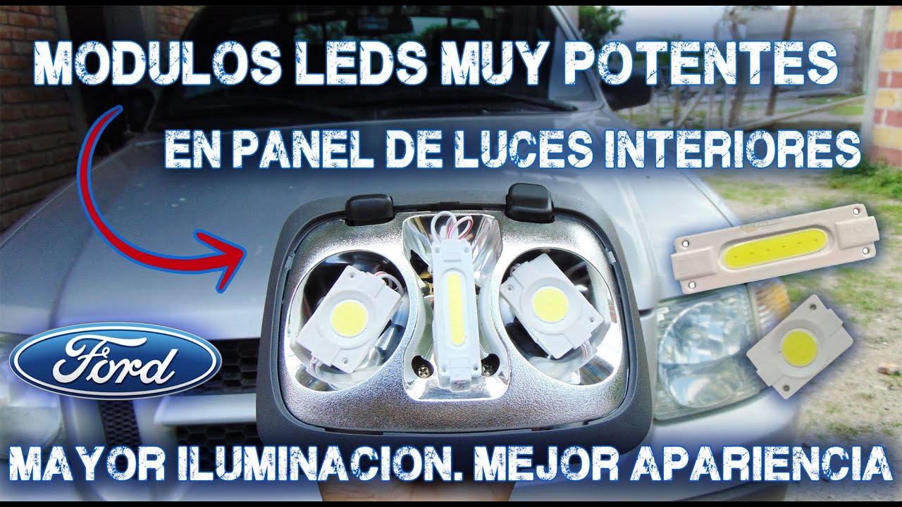 Como Instalar Módulos LED Muy Potentes En Panel De Luces De Cortesía - FORD EXPLORER SPORT TRAC