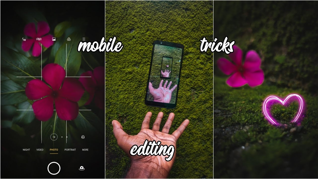 Creative mobile editing tricks | Mobile editing 2020 | photography ideas
