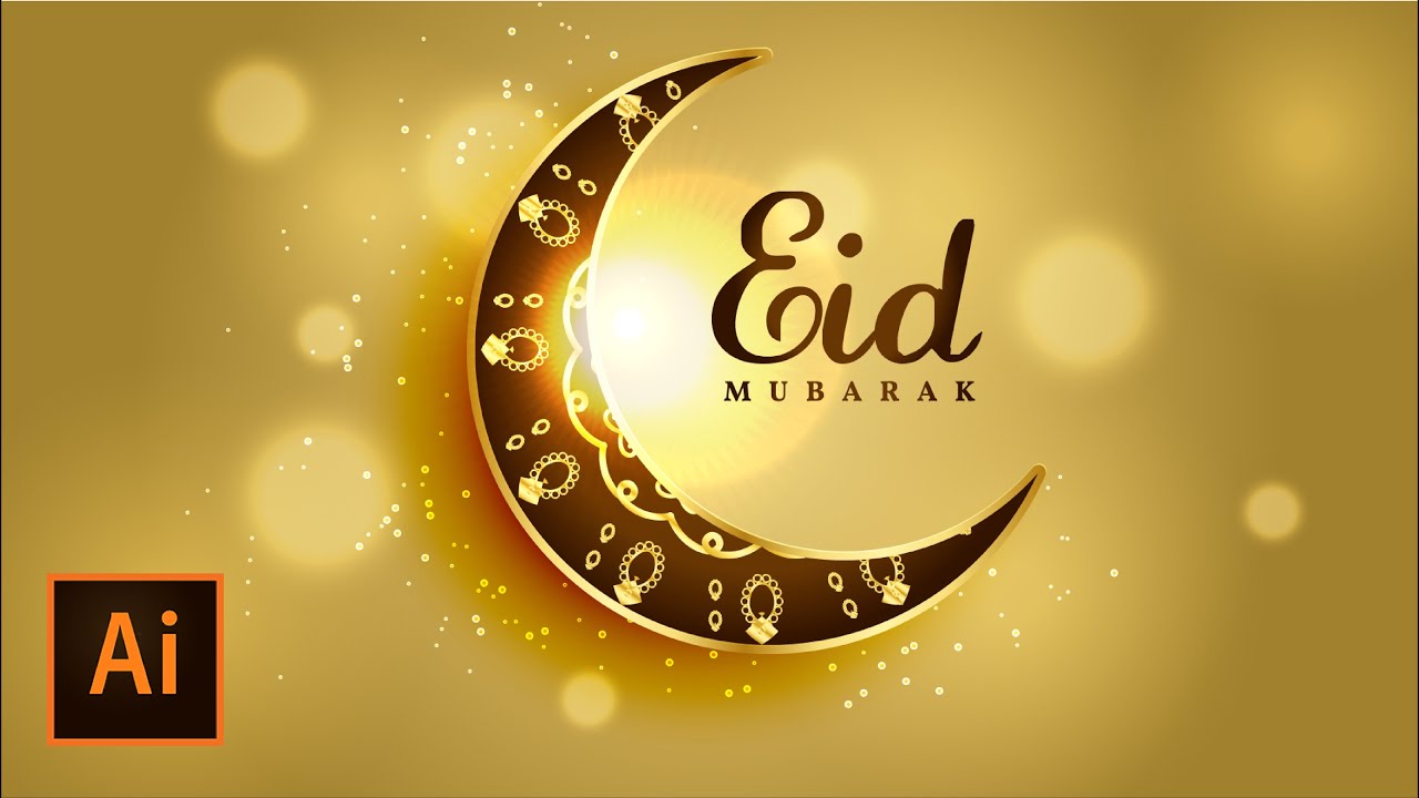 How to Make Eid Mubarak Islamic Background in Adobe Illustrator