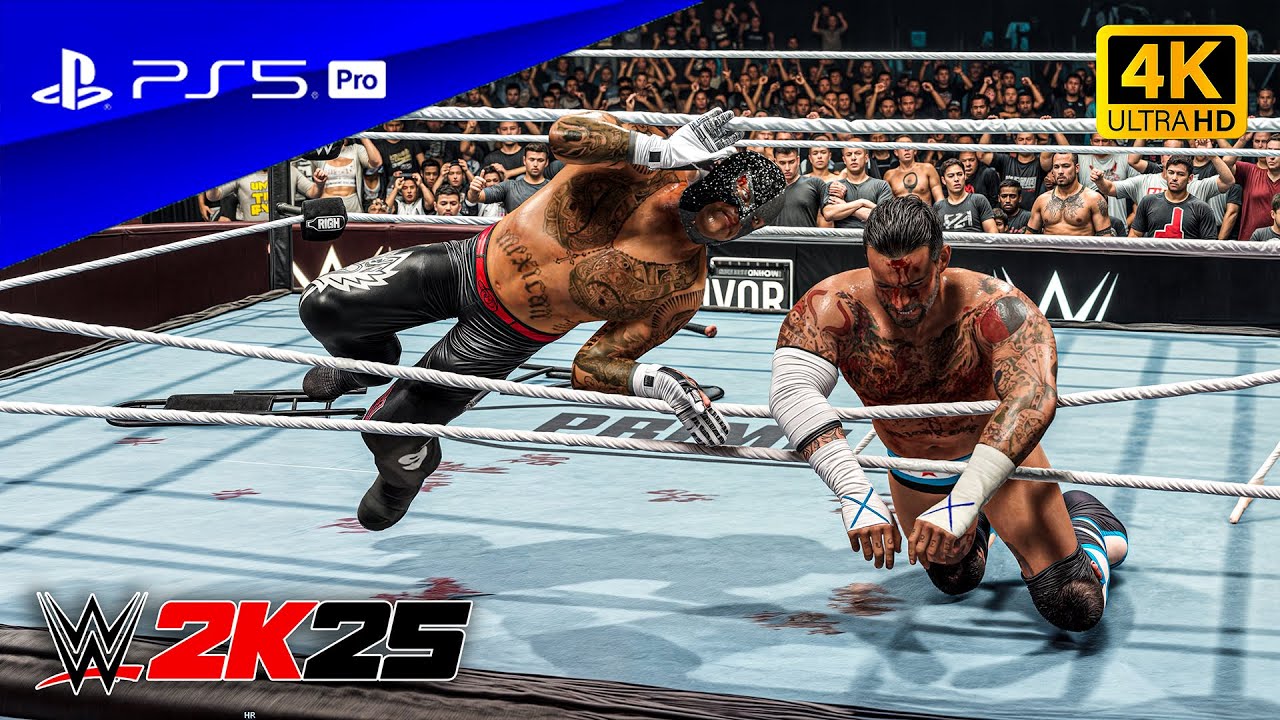 WWE 2K25 - Rey Mysterio vs. CM Punk | Ambulance Match | PS5™ Pro [4K60]