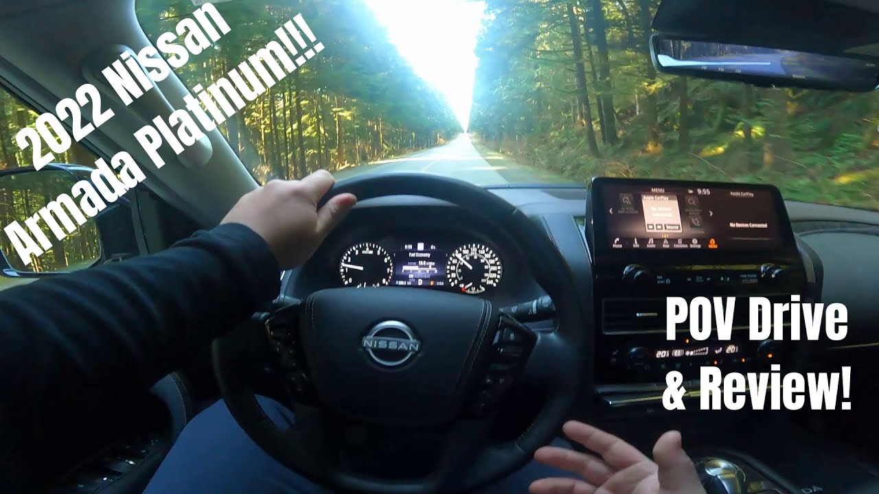 2022 Nissan Armada Platinum - POV Drive & Review