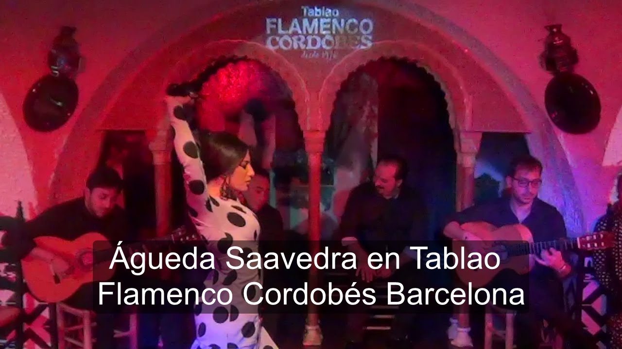 Agueda G Saavedra Jimenez bailando una Zambra en Tablao Flamenco Cordobes Barcelona