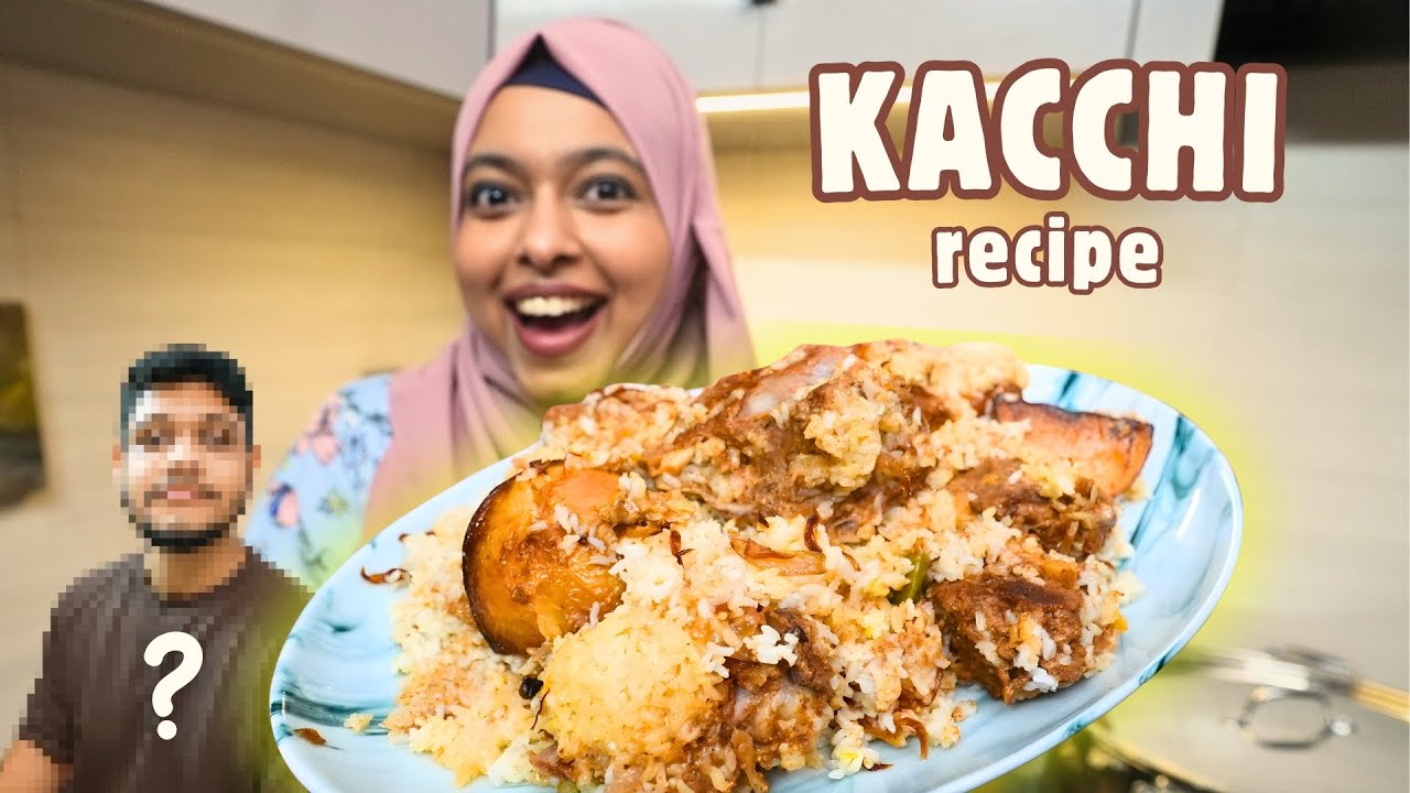Challenged Husband to Cook Kacchi! Easiest Mutton Kacchi Recipe 🤤