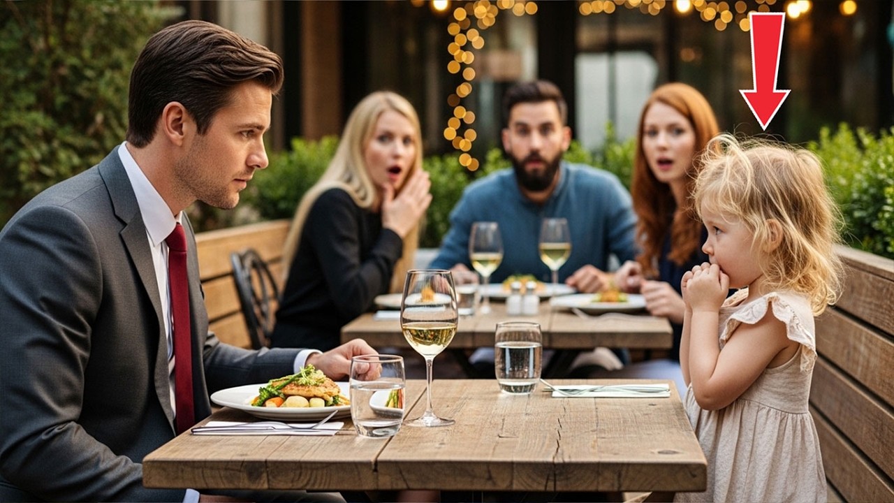 « PAPA, PUIS JE MANGER AVEC TOI  » — LA QUESTION QUI A FAIT TOMBER L’ORGUEIL D’UN MILLIONNAIRE