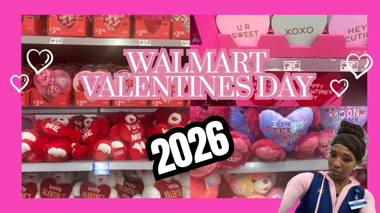 💖Walmart Valentines Day💖/BrittneyTheeBarbie #walmart #valentinesday #2026 #contentcreator 
