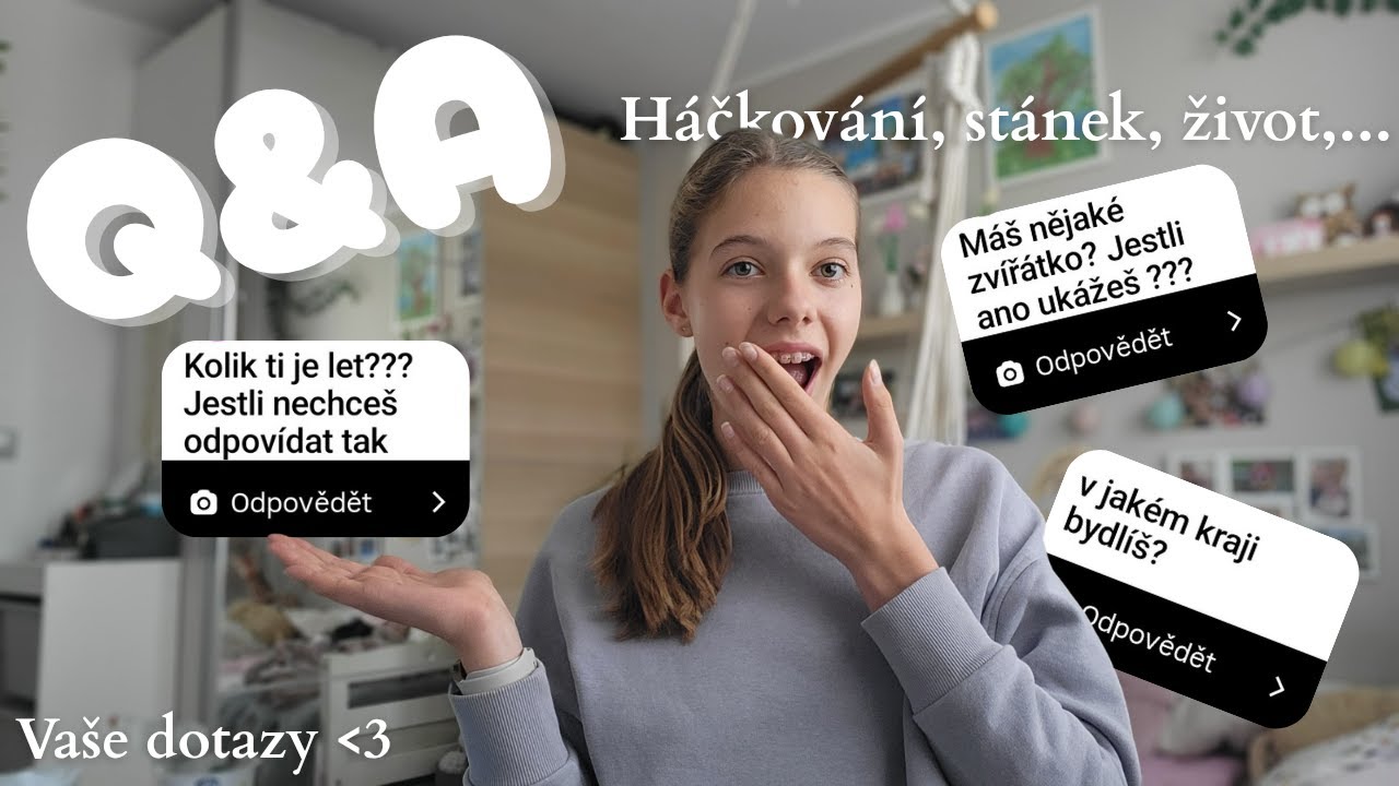 Q&A | háčkování, život, stánek,...