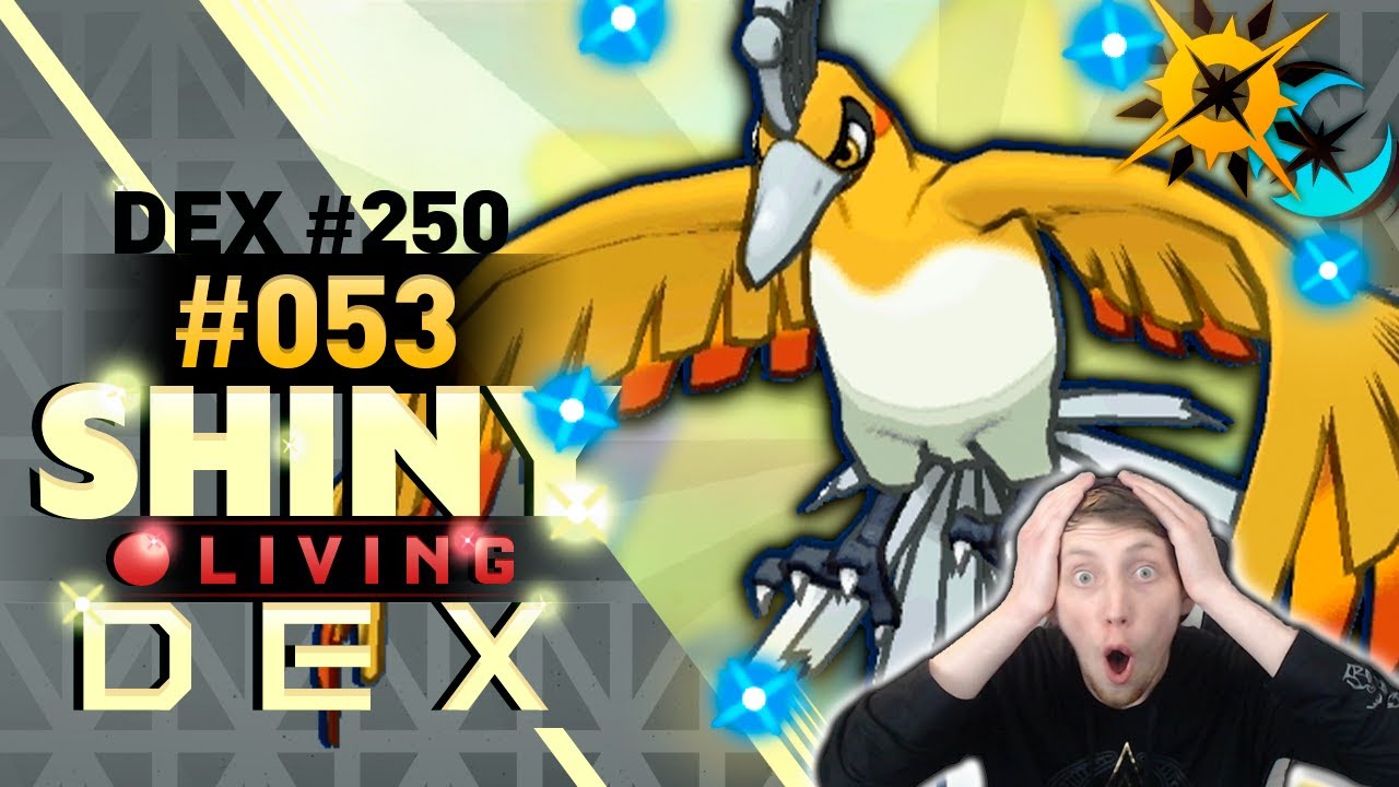 CRAZY LUCK! SHINY HO-OH REACTION! | SHINY Living Dex #250 | Ultra Sun & Moon Shiny #053