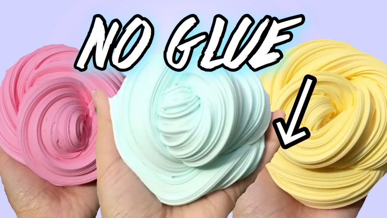 NO GLUE FLUFFY SLIME! How to make the BEST slime WITHOUT GLUE!