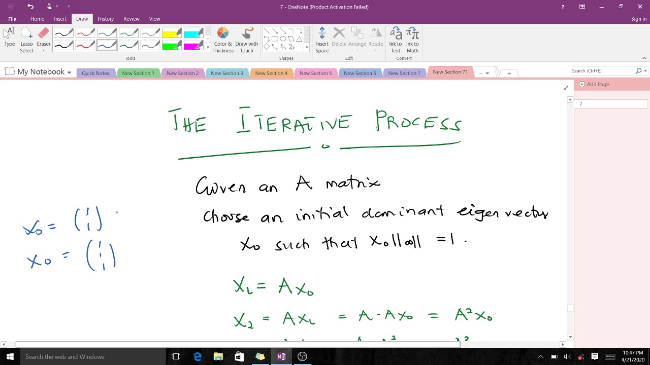 The Power Method in Numerical Analysis