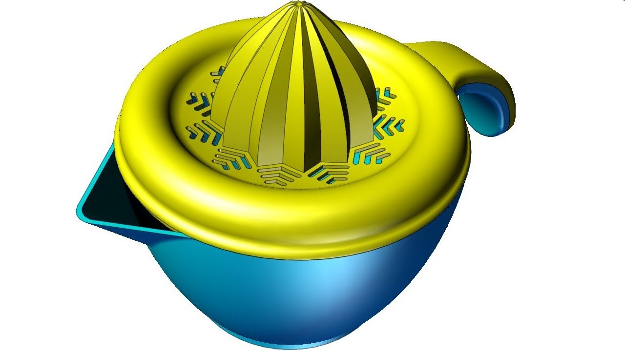 SolidWorks Tutorial - Simple Juicer Design