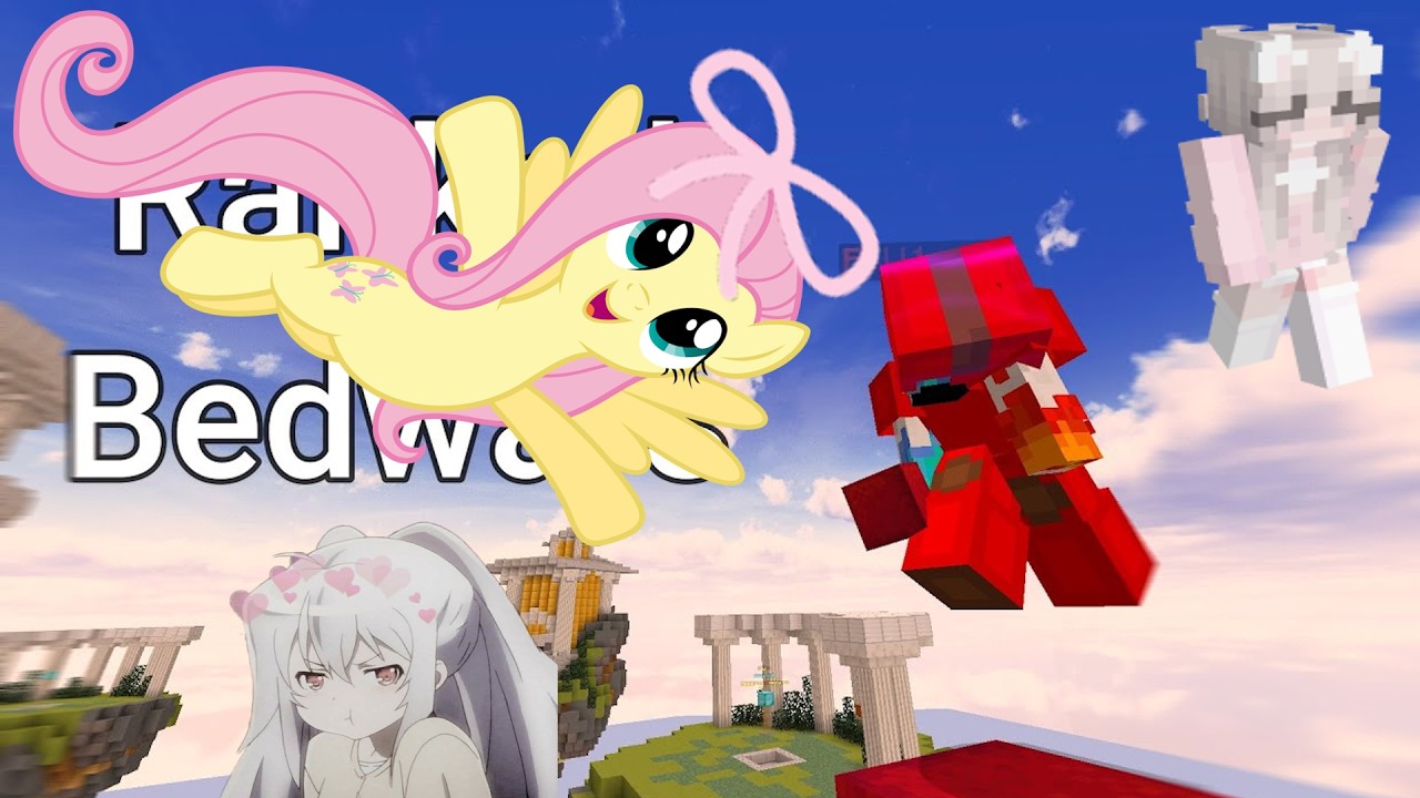 🎀 My Little Sister Narrates My BedWars Game🎀