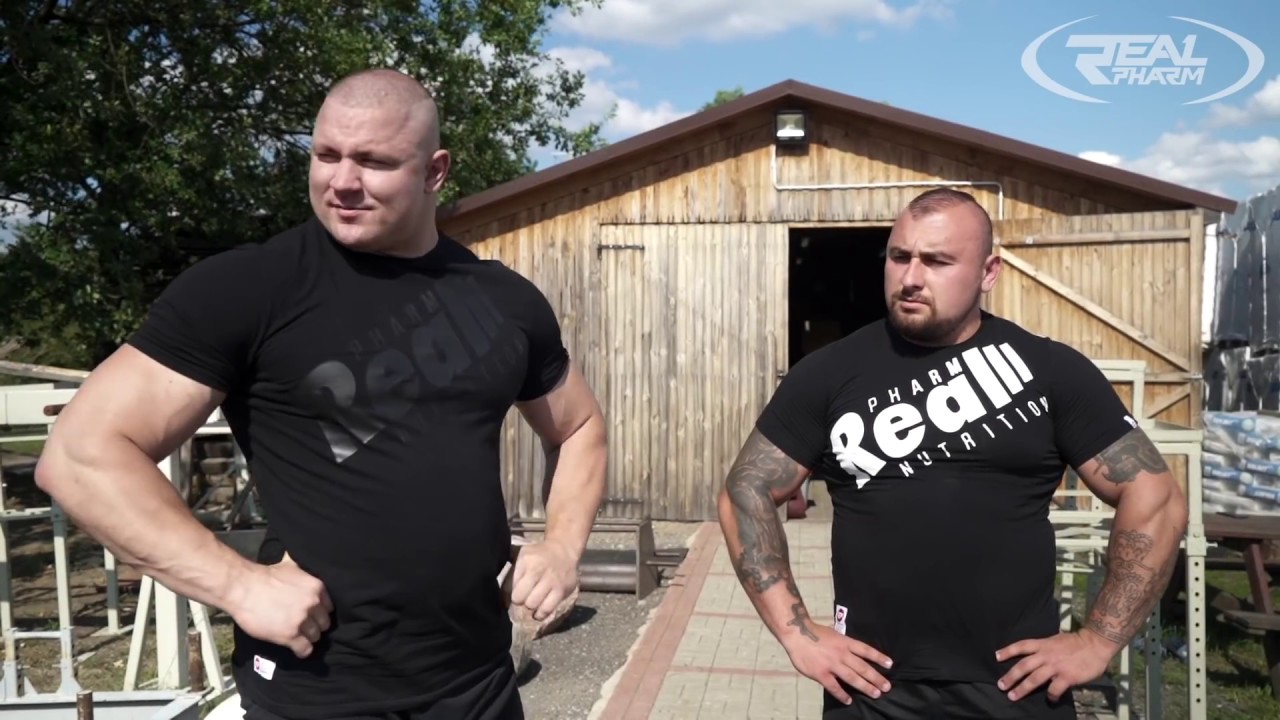 [RUS SUB] Матеуш Келишковски x Конрад Карват - тренировка с гантелями