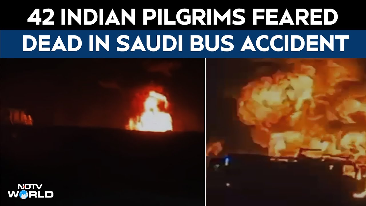 Saudi Bus Crash | Saudi Arabia Bus-Tanker Crash: 42 Indian Pilgrims Feared Dead After Accident