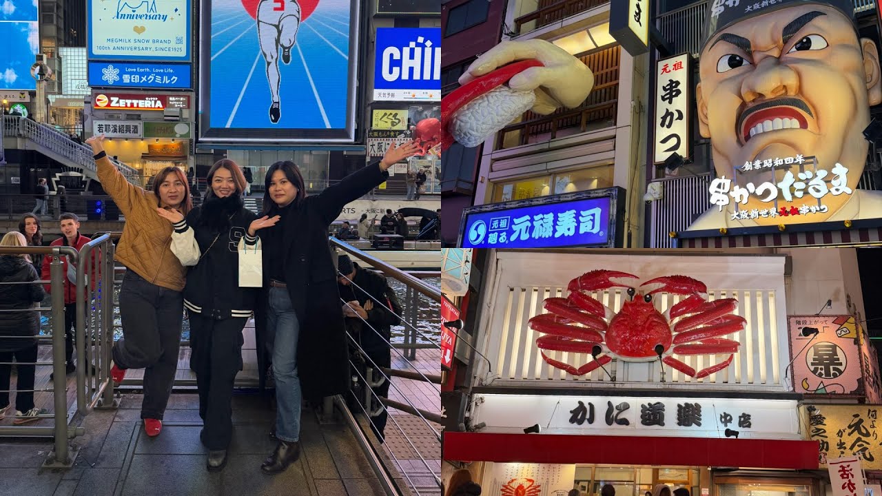 Osaka, Japan kan zinna || Dotonbori zan lam boruak || nuam kan ti hle