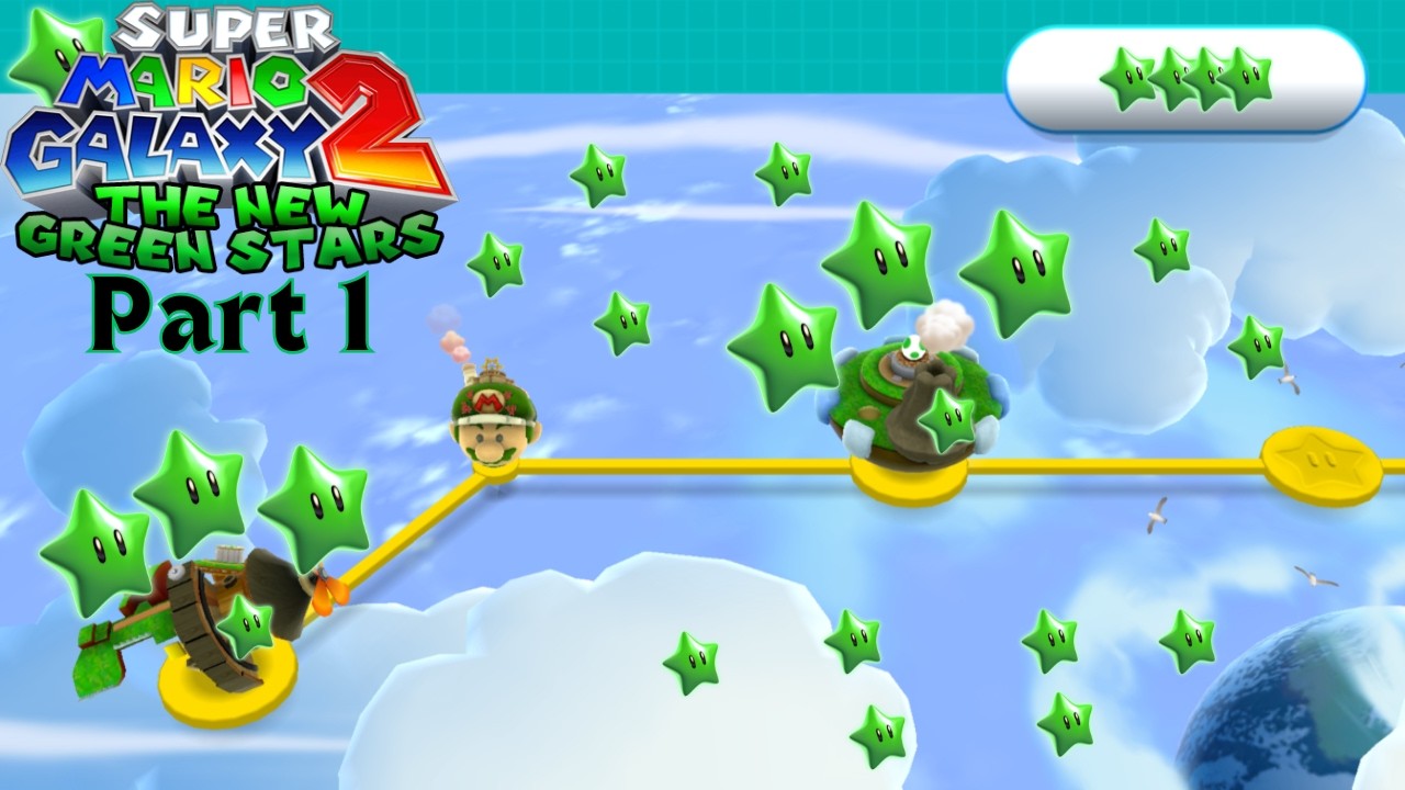 Brand NEW Green STARS!! | SMG2 The New Green Stars #1