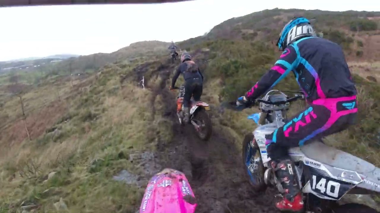 TM EN 144 enduro lap at dunmore.