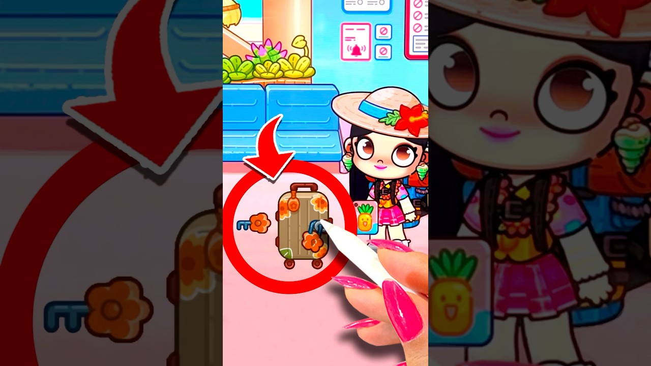 AIRPORT SECRET SUITCASE KEY IN PAZU AVATAR WORLD New Update #pazu #avatarworld #pazuavatarworld