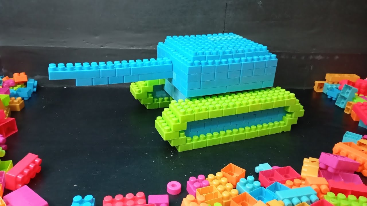 Satisfying DIY Army Tanker / Lego Building Blocks Videos / #buildingblockstoys #lego / SOJIB TOYS