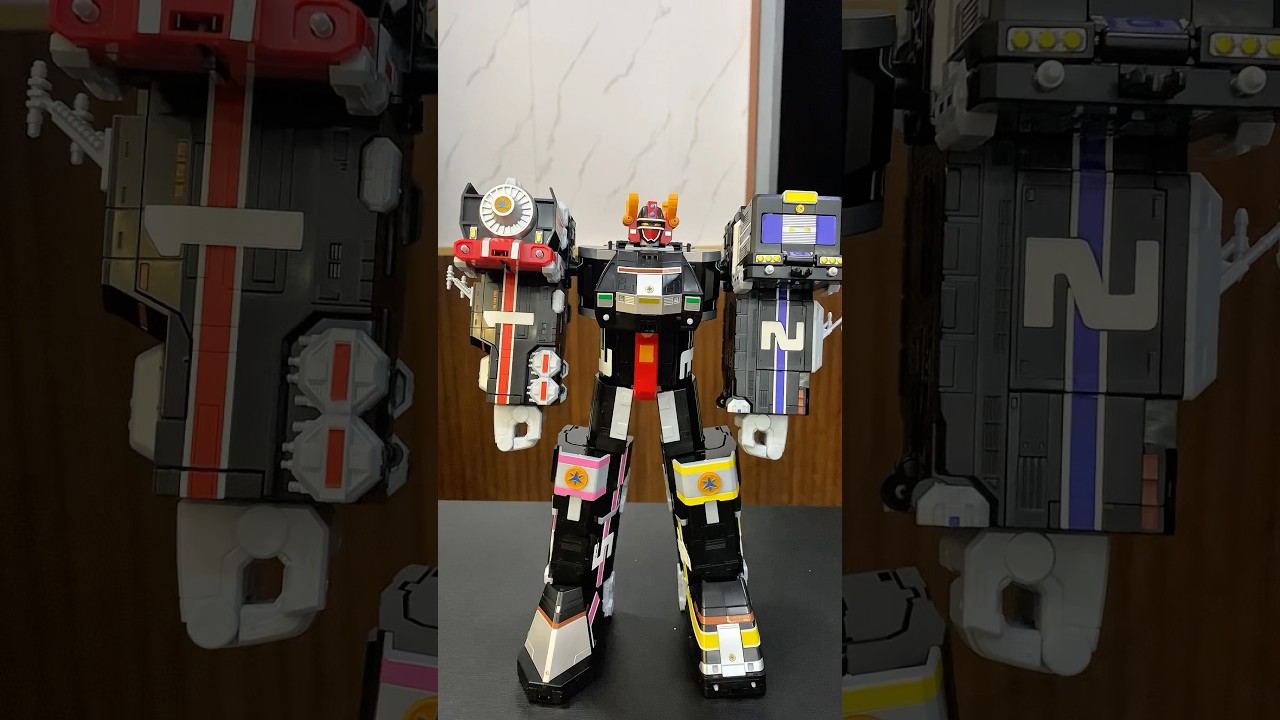 Shokugan Modeling Project Grandliner (Supertrain Megazord) #powerrangers #lightspeedrescue #smp
