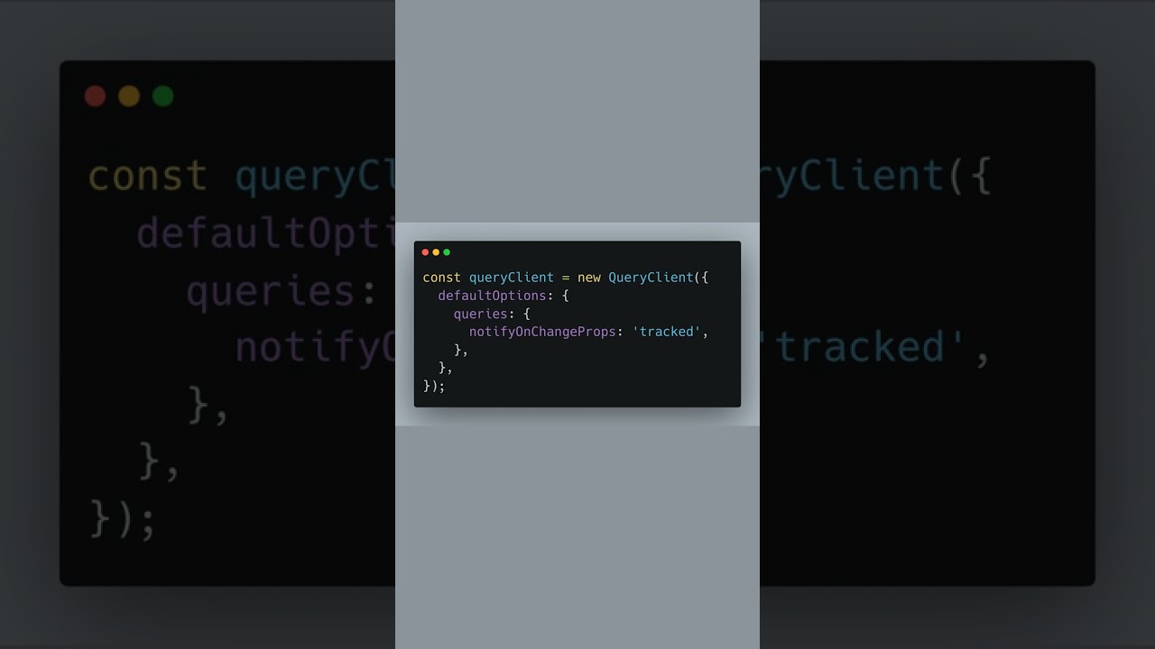 Optimize React Re-Renders with Query Tracking #ReactQuery