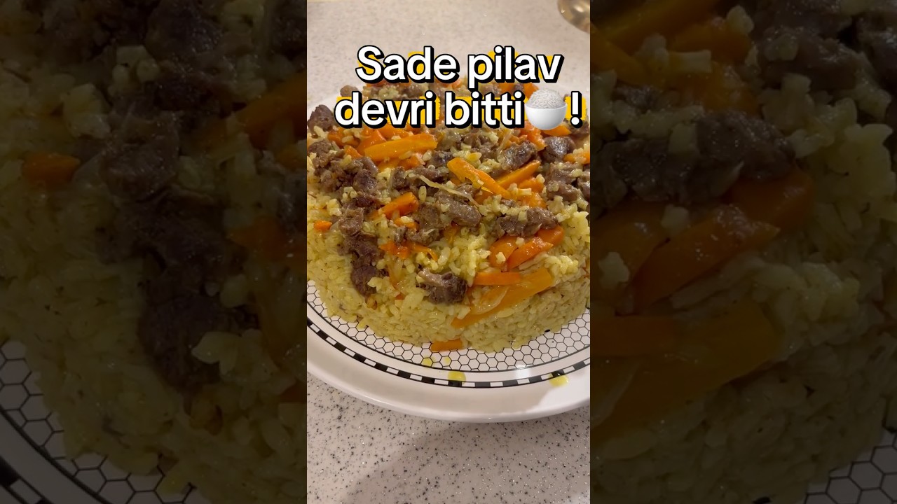 Sade pilav devri bitti! Özbek pilavı yaptım 🔥