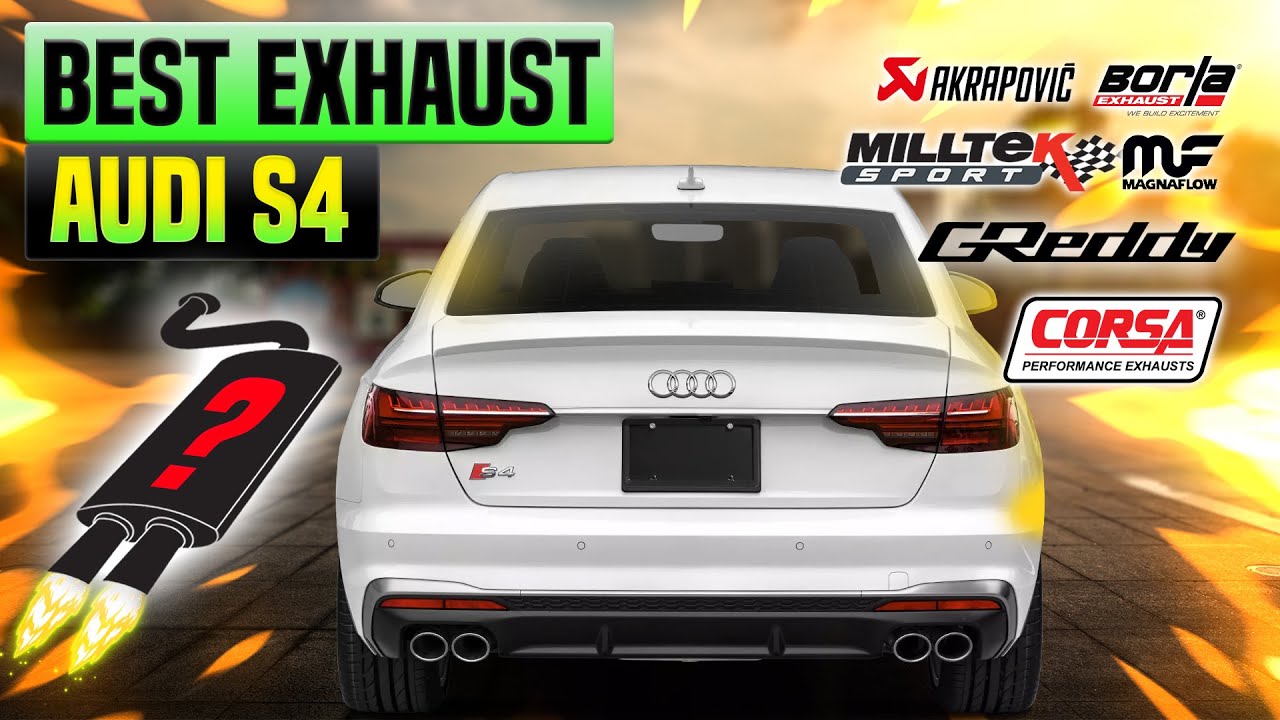 Audi S4 Exhaust Sound 🔥 Stock,Straight Pipe,Review,Mods,Upgrade,Milltek,Borla,Magnaflow,Armytrix+