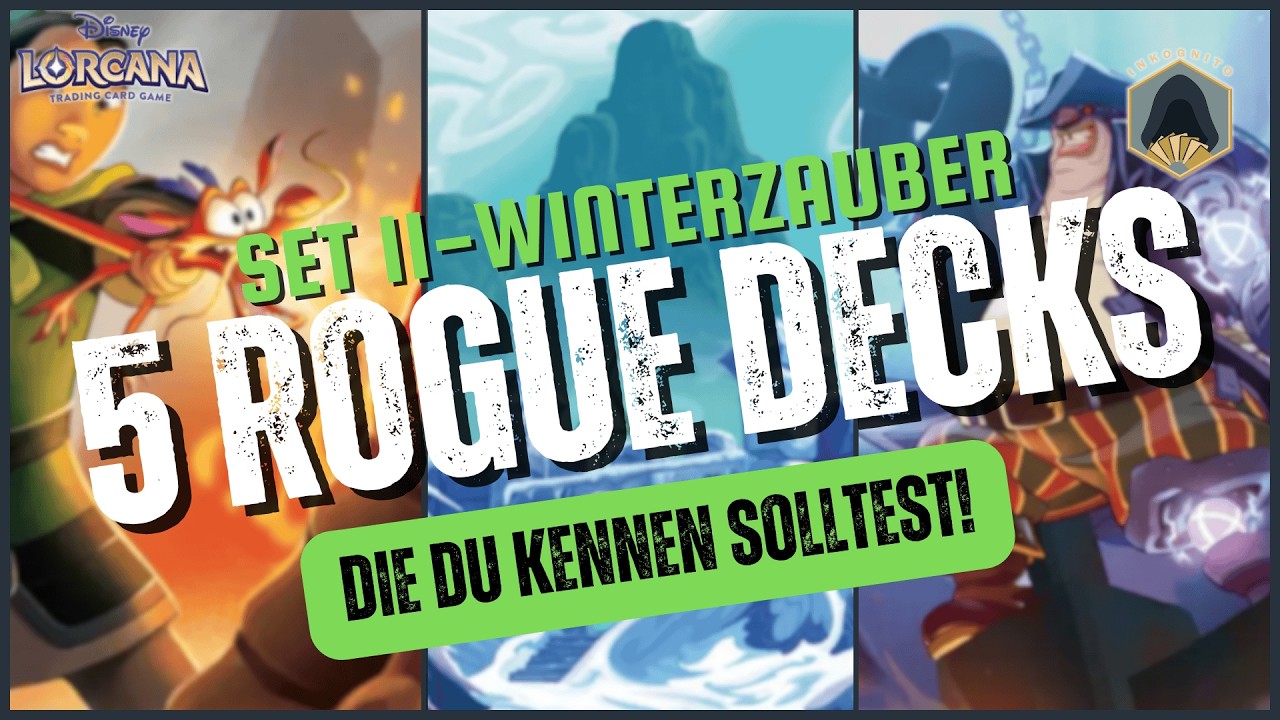 Diese 5 Rogue Decks, solltest du kennen!  | Disney Lorcana