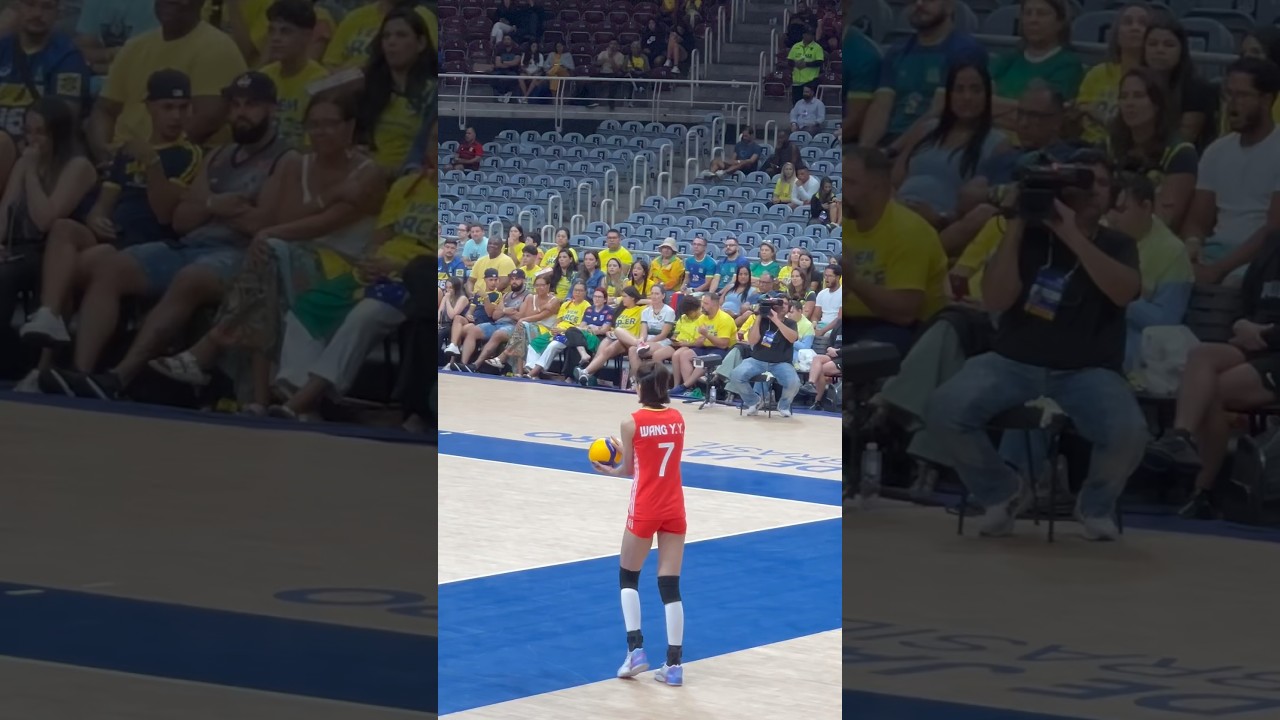What a long rally!!! 🇨🇳 🆚 🇺🇸 | VNL 2024 #china #liying #liyingying #usa #rally #pipe #vnl2024
