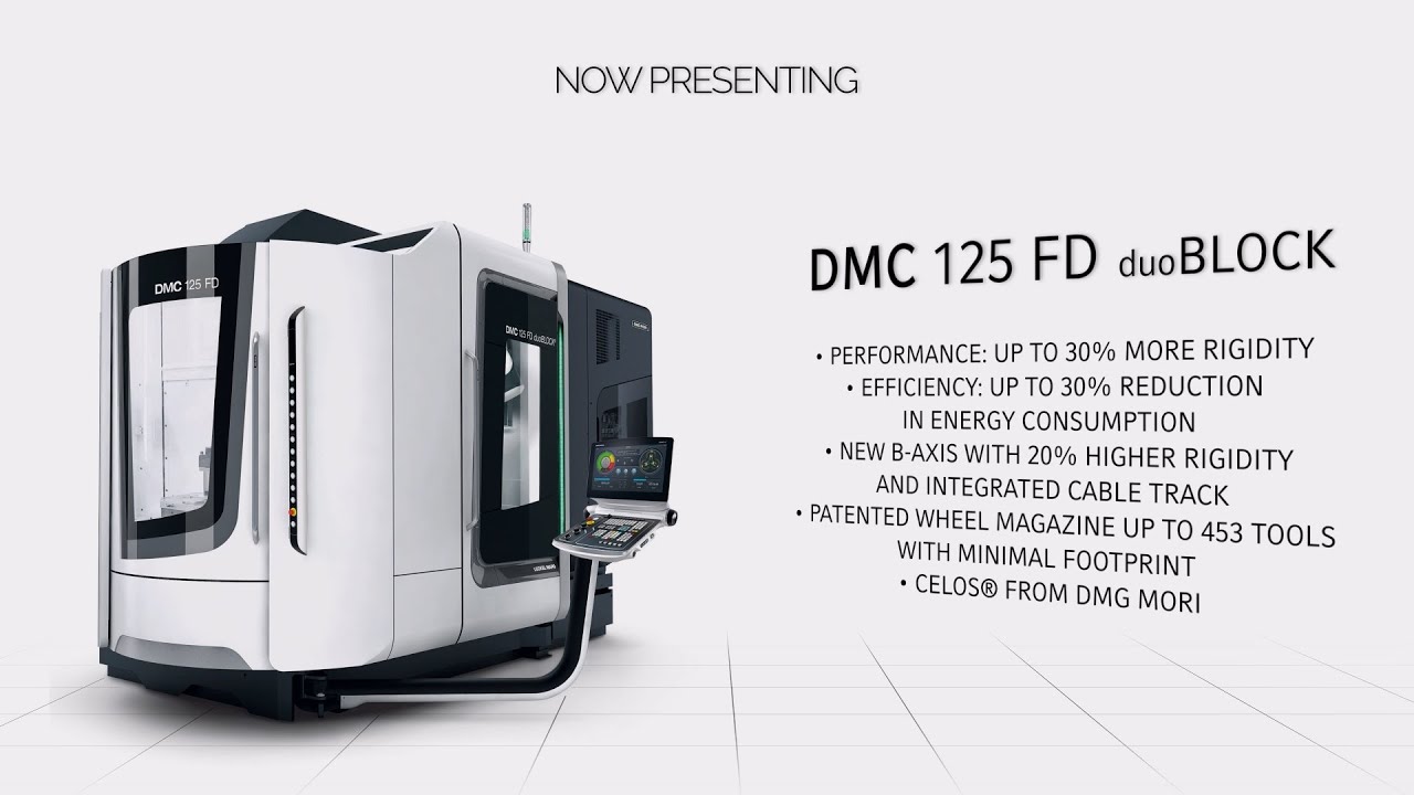 DMG MORI  - DMC 125 FD duoBLOCK @ Pfronten 2015 [ENG]