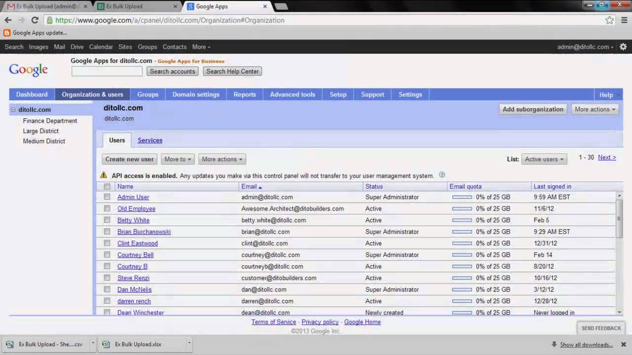 How To Create New Users in the Google Apps Control Panel
