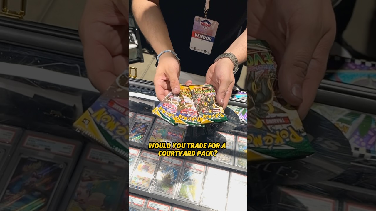 Trading Pokemon Pack for Courtyard Pack