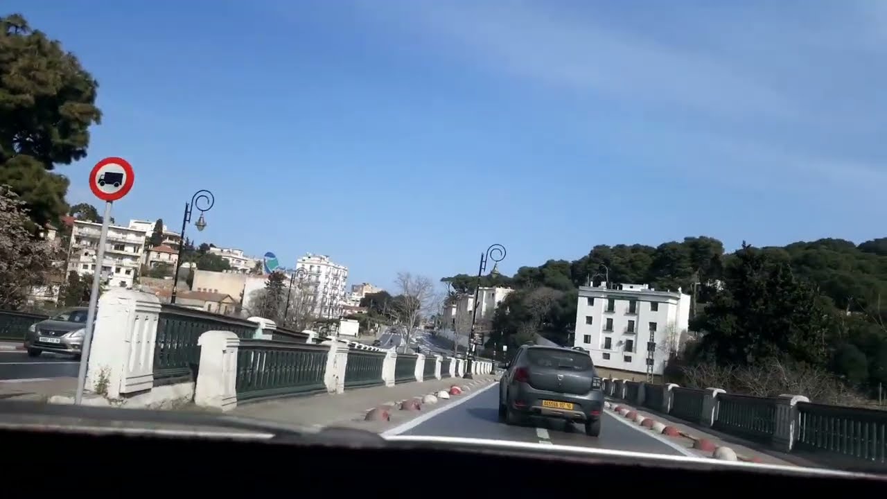 Route de Hydra a Alger طريق حيدرة الجزائر