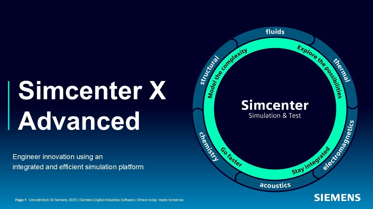 Simcenter X Расширенный