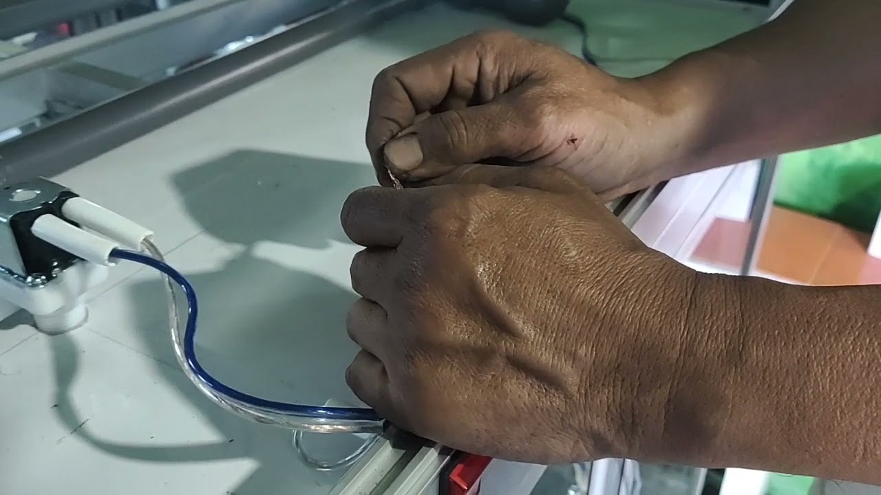cara memasang solenoid valve kran air pada depo isi ulang
