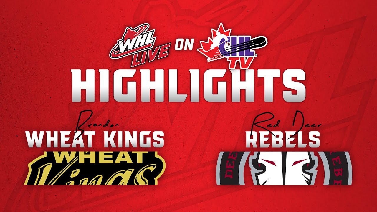 Brandon Wheat Kings at Red Deer Rebels 03/04 | WHL Highlights 2024-25