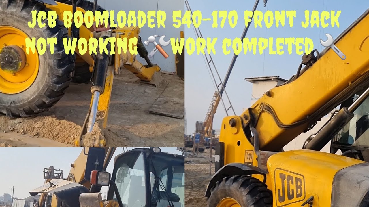 ##jcb boomloader 540-170 Stabilizer jack not working 🇦🇪🛠🔧🪛