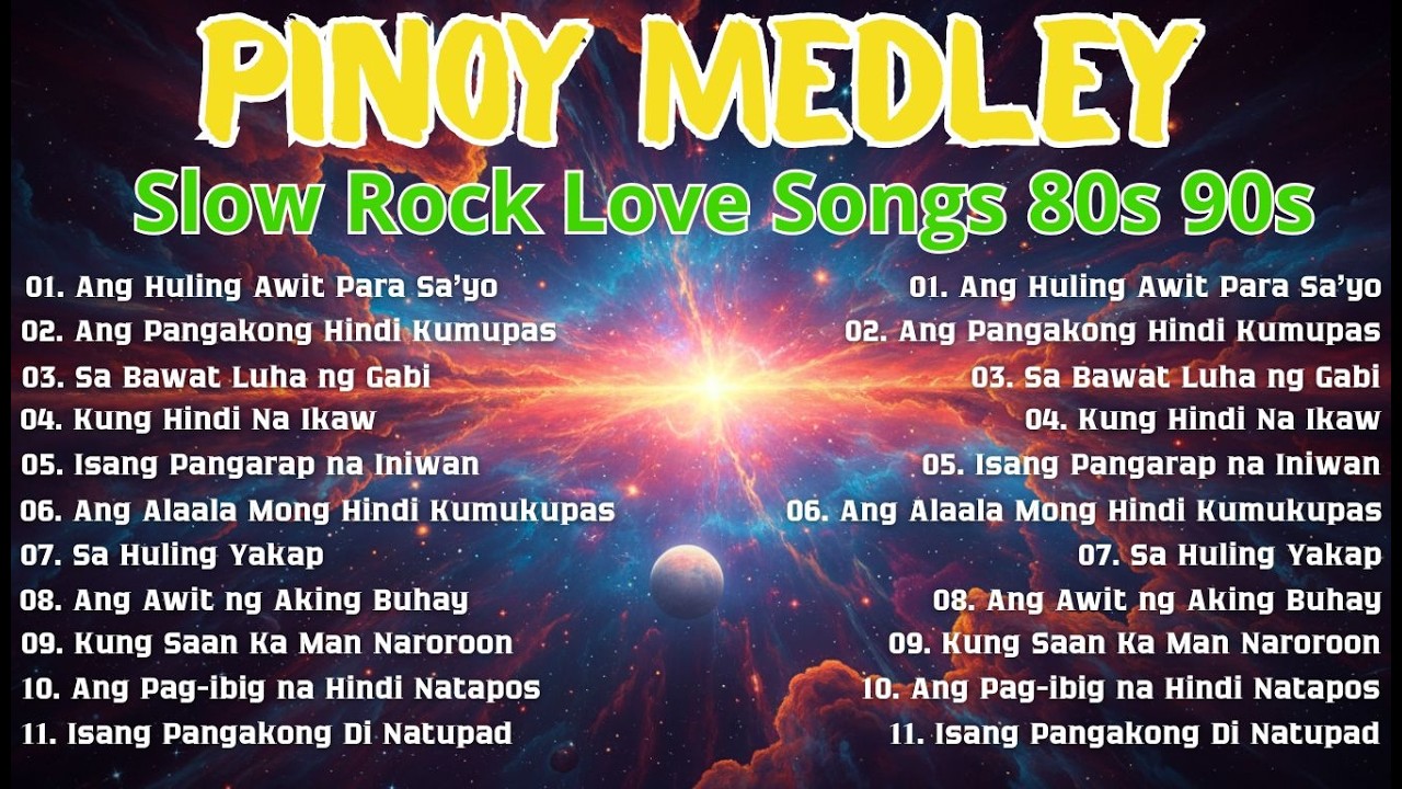 SLOW ROCK LOVE SONGS COLLECTION 70S 80S 90S | NONSTOP SLOW ROCK PINOY MEDLEY 🎉 BEST LUAMANG TUGTUGIN