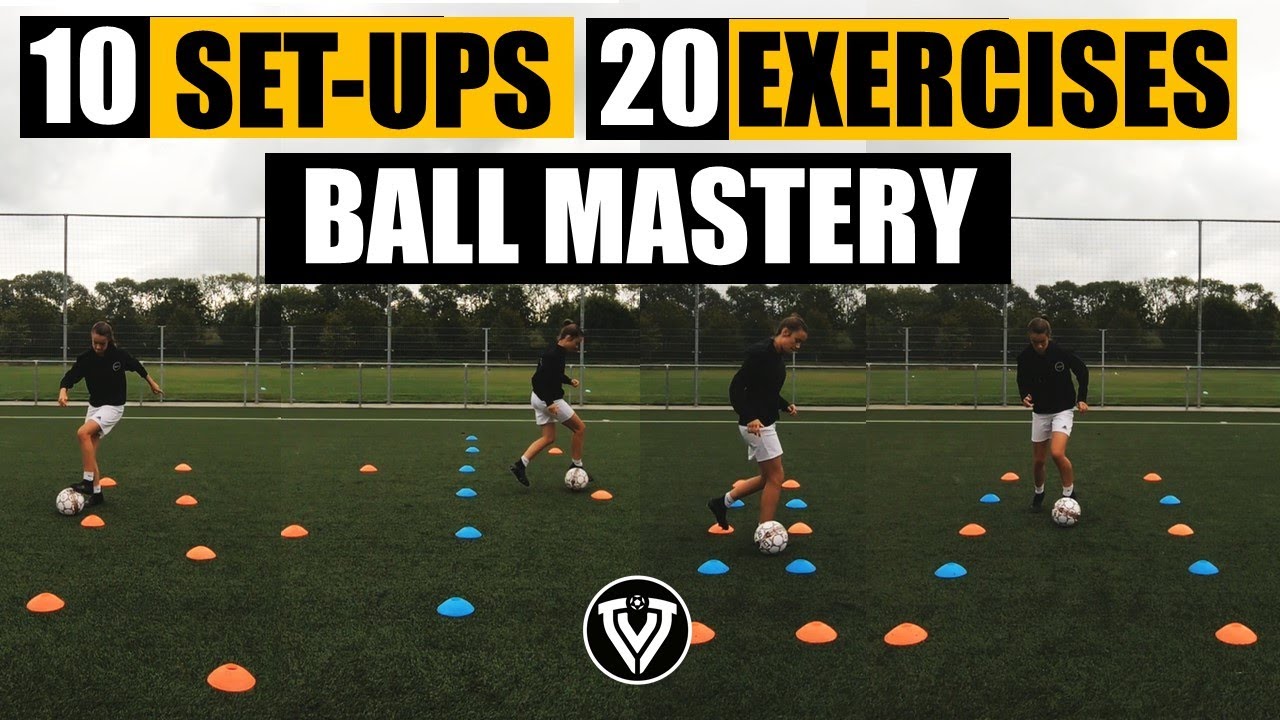 Cone Drills | 10 Set-ups | 20 Exercises | Football Training | U9 - U10 - U11 - U12 - U13 - U14