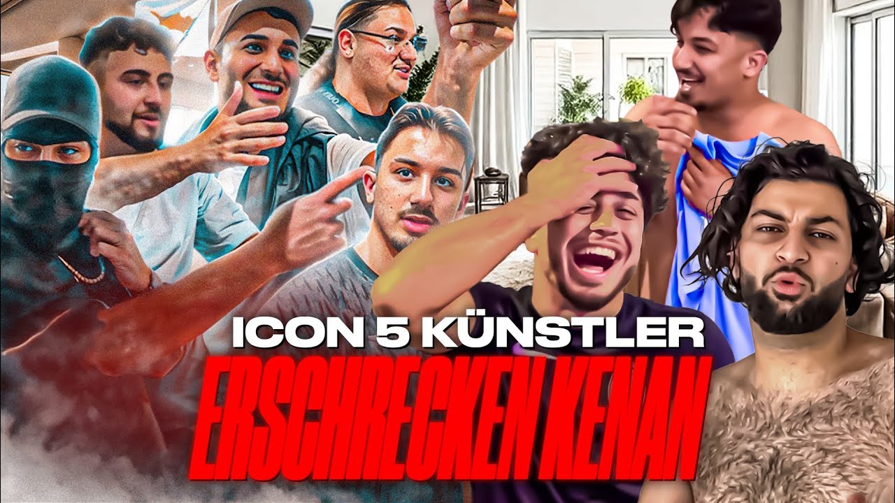 ICON 5 KÜNSTLER ERSCHRECKEN KENAN MIT INSEKT 😱 ICON 5 COMEBACK VLOG 4 🇨🇾