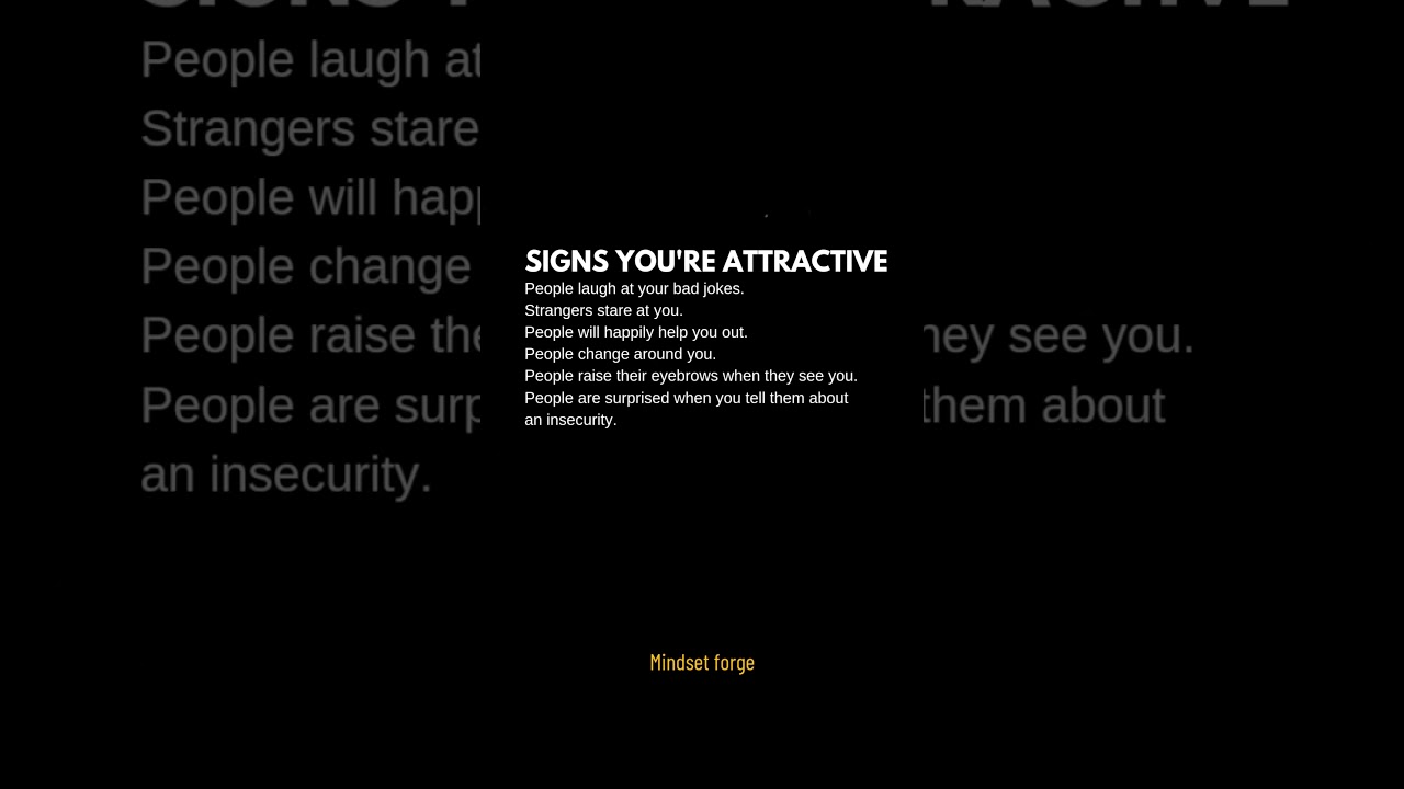 Are you attractive.. | 