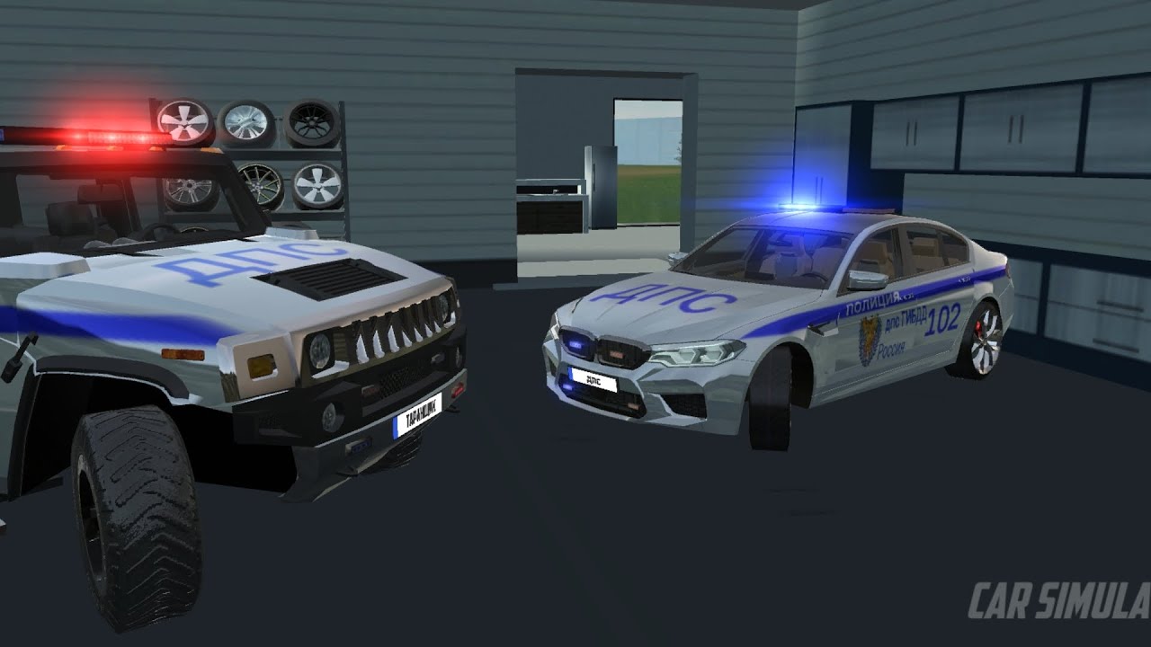 Погоня за ваз 2107 жигуль в Car simulator 2 